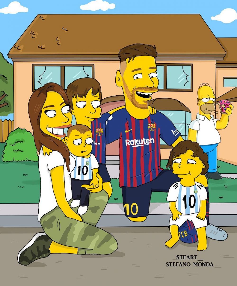 10 Seleb dunia diubah jadi karakter The Simpsons, hasilnya kece