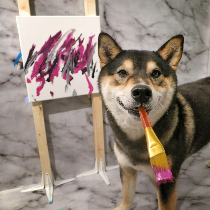 10 Lukisan anjing ini jadi karya seni, harga termahal Rp 72 juta