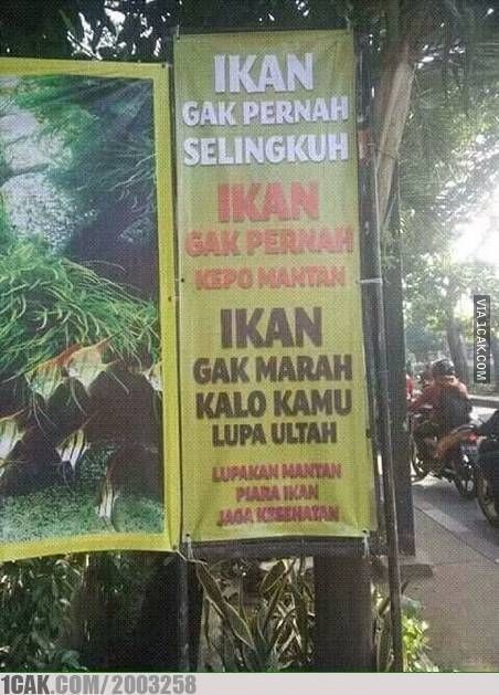 15 Kalimat di spanduk imbauan ini kocak abis, bikin mikir dua kali