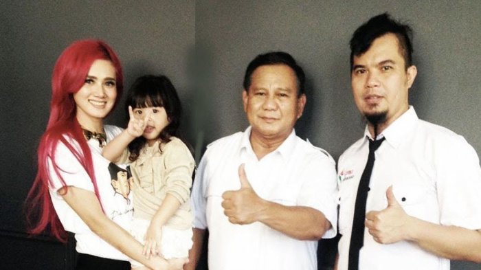 7 Seleb ini foto bareng Prabowo Subianto, gayanya ekspresif