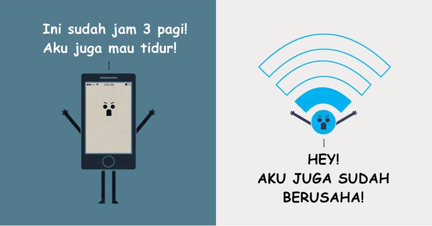 12 Ilustrasi kalau benda sehari-hari bisa komplain, nyindir abis