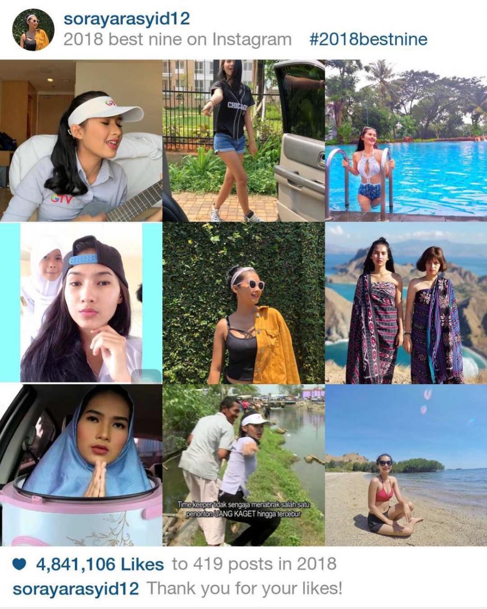 10 Unggahan 2018BestNine seleb, suami Maia Estianty banjir pujian