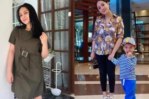 Intip 12 harga sandal Nagita Slavina, ada seharga motor bebek