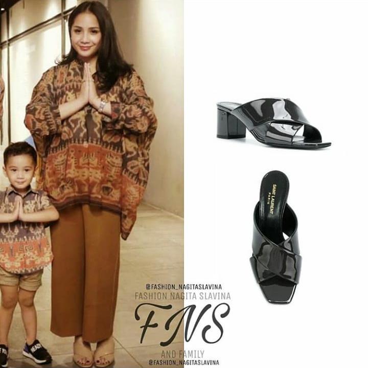 Intip 12 harga sandal Nagita Slavina, ada seharga motor bebek