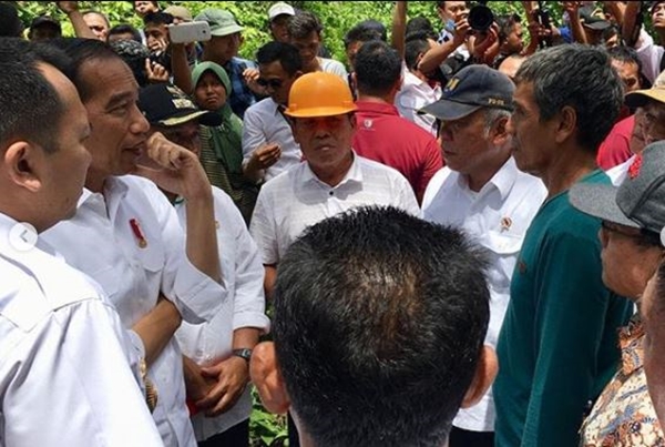 Batal lantik Kepala BNPB, ini 10 foto aktivitas Jokowi di Lampung