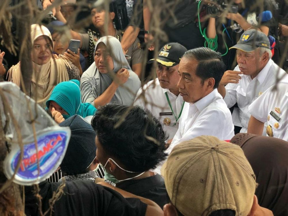 Batal lantik Kepala BNPB, ini 10 foto aktivitas Jokowi di Lampung