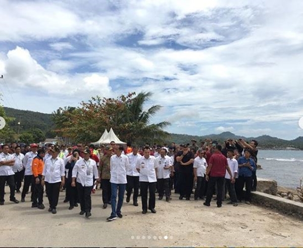 Batal lantik Kepala BNPB, ini 10 foto aktivitas Jokowi di Lampung