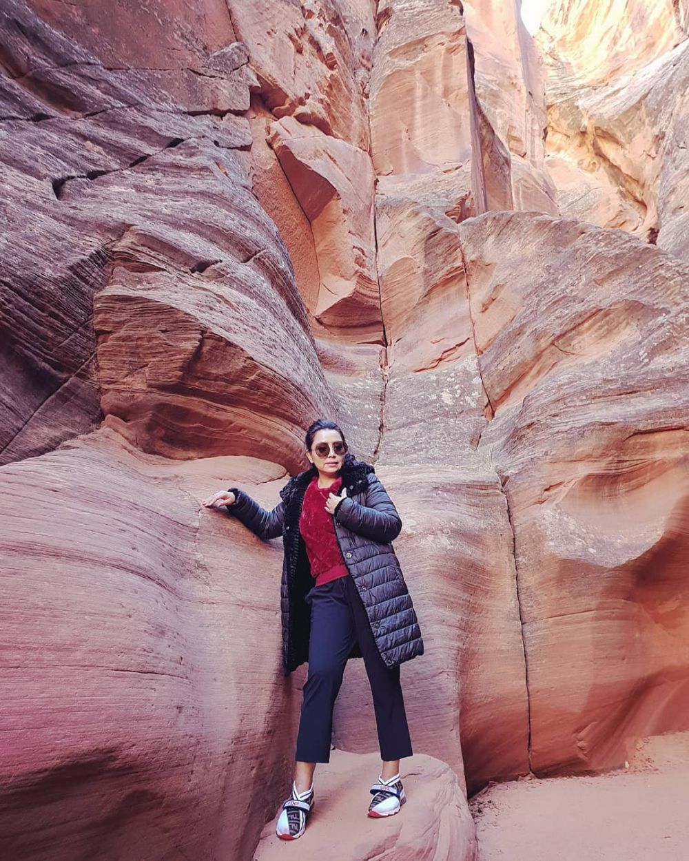 10 Potret liburan Mayangsari di Amerika Serikat, gayanya bak ABG