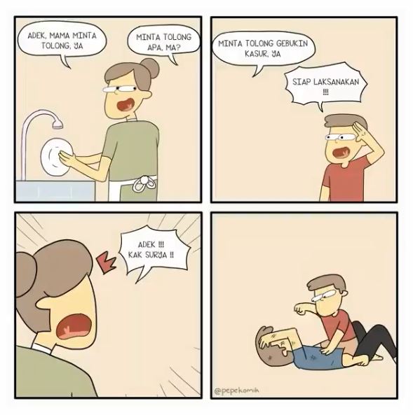 10 Komik strip lucu susahnya jadi ibu rumah tangga ini kocak