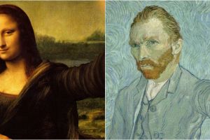 15 Potret keren andai sosok dalam lukisan terkenal bisa selfie
