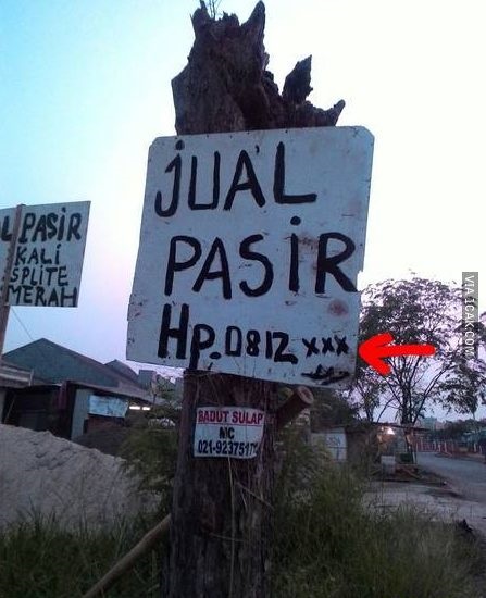 13 Pengumuman di jalanan ini bikin ketawa sambil tepuk jidat