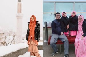 10 Potret Oki Setiana Dewi bareng keluarga liburan di Eropa