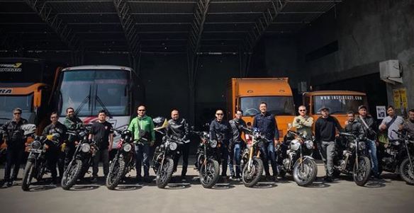 10 Gaya Sammy Simorangkir jadi anak motor, gahar abis