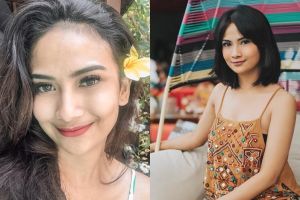 8 Gaya Vanessa Angel di pantai, tak segan tampil seksi