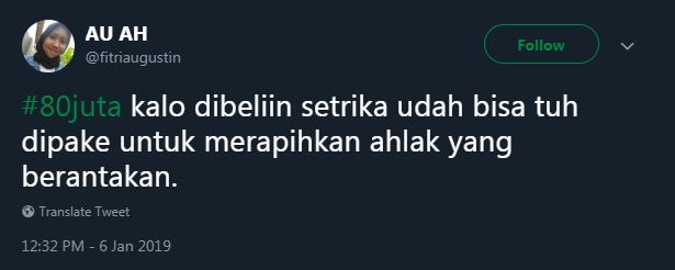 12 Cuitan lucu uang Rp 80 juta ini kocaknya bikin senyum kecut