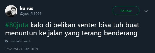 12 Cuitan lucu uang Rp 80 juta ini kocaknya bikin senyum kecut