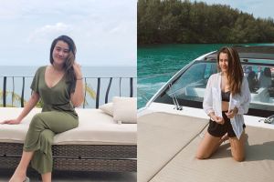 14 Gaya liburan Aaliyah Massaid ini bikin gagal fokus 