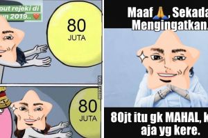 9 Meme lucu uang Rp 80 juta ini bikin tepuk jidat  