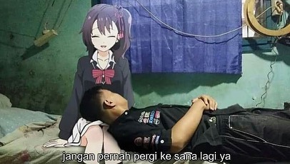 8 Percakapan imajiner tokoh anime dengan manusia, bikin ngakak