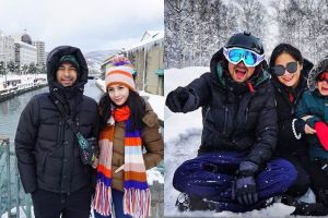 11 Potret keseruan Raffi-Gigi mainan Salju di Jepang, gokil abis