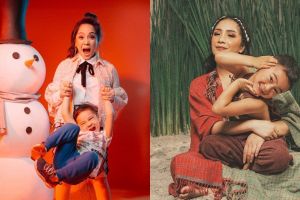 9 Gaya ekspresif Nagita & Rafathar, sebulan 3 kali pemotretan