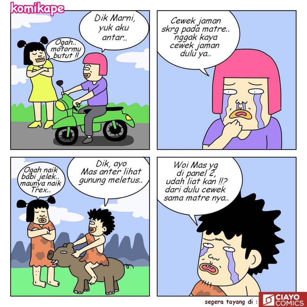 10 Komik Strip Lucu Diajak Jalan Pacar Ini Bikin Ketawa