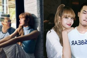 10 Foto editan lucu cowok narsis bareng Lisa Blackpink, kepedean