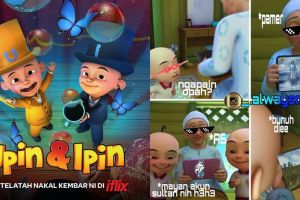 10 Komik strip lucu Upin Ipin main game ini bikin gemes