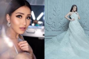 8 Pesona Ayu Ting Ting pakai gaun mekar, cantik bak permaisuri