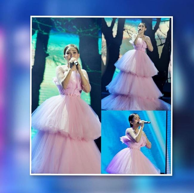 8 Pesona Ayu Ting Ting pakai gaun mekar, cantik bak permaisuri