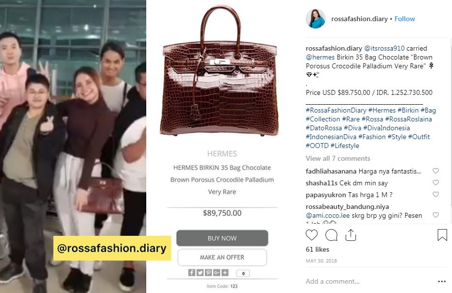 11 Tas harga lebih Rp 80 juta milik seleb Indonesia, ada Rp 2,5 M