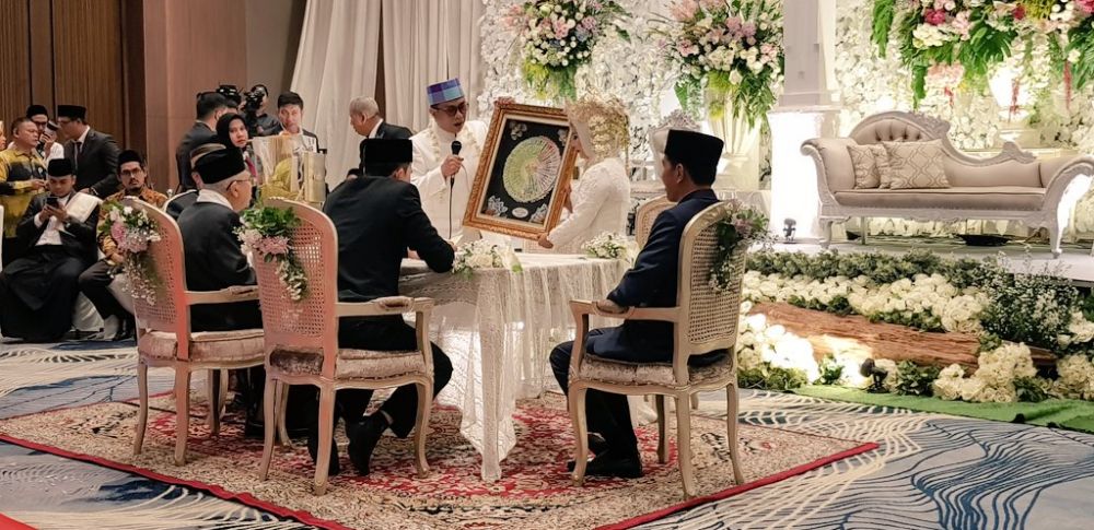 5 Momen pernikahan putri keempat Ma'ruf Amin, Jokowi jadi saksi