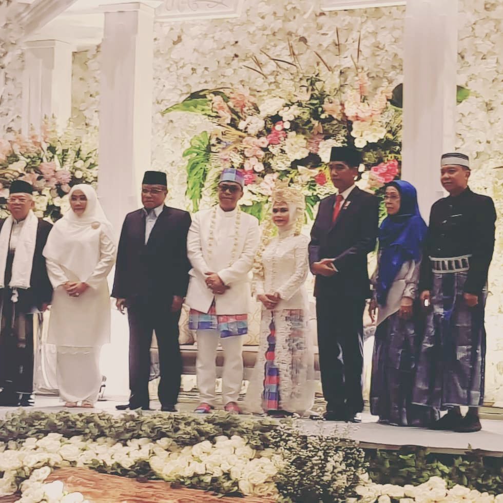 5 Momen pernikahan putri keempat Ma'ruf Amin, Jokowi jadi saksi