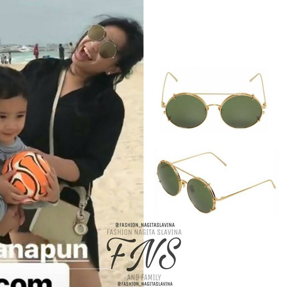 11 Gaya simpel Nagita Slavina saat liburan ini ternyata tak murah