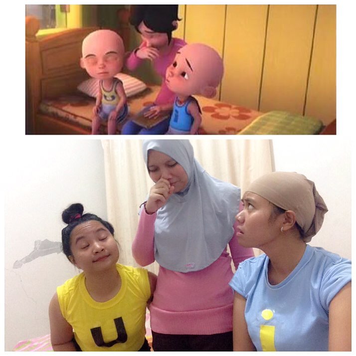 5 Cosplay low budget Upin Ipin ini bikin ketawa geli