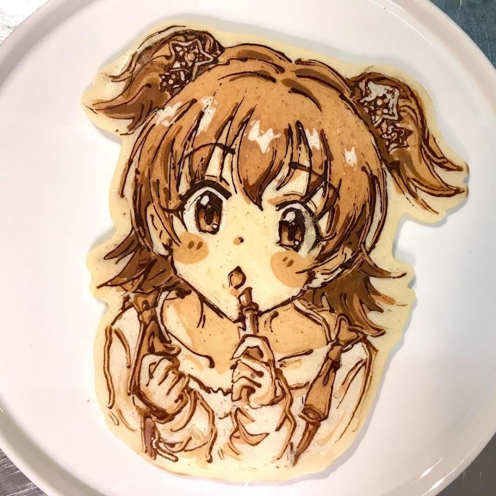 12 Kreasi pancake bergambar anime, kreatifnya juara