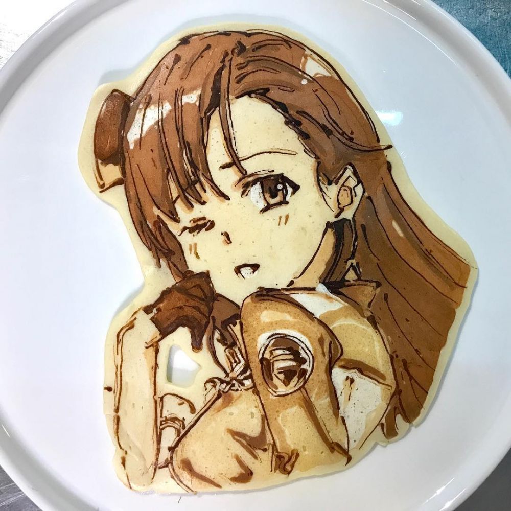 12 Kreasi pancake bergambar anime, kreatifnya juara