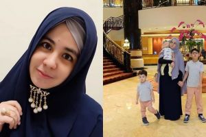 Tak perlihatkan suami, ini 6 momen Risty Tagor asuh tiga anaknya