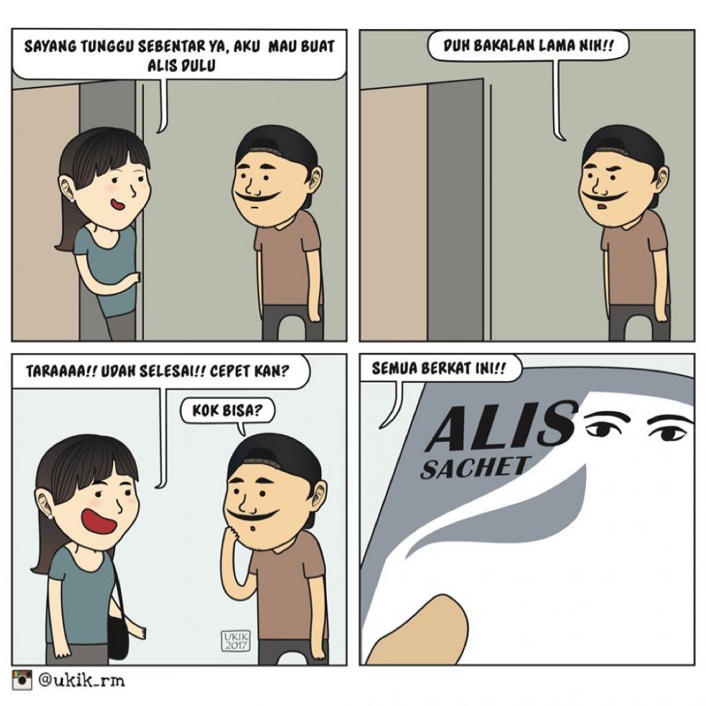 12 Komik strip lucu 'asal cewek senang' ini kocak abis