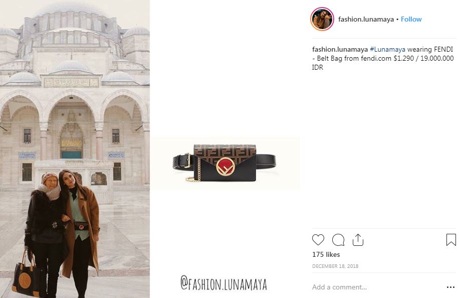 9 Fashion item Luna Maya saat liburan, harganya fantastis