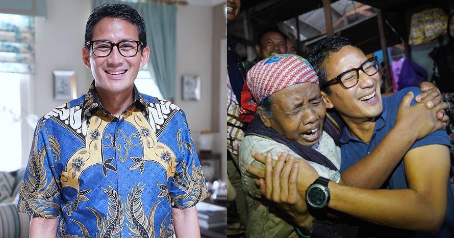 9 Momen Sandiaga memeluk warga saat blusukan, gayanya khas