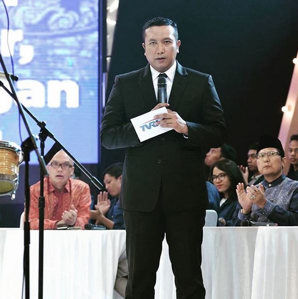 12 Foto Imam Priyono, eks Abang Jakarta jadi moderator debat pilpres