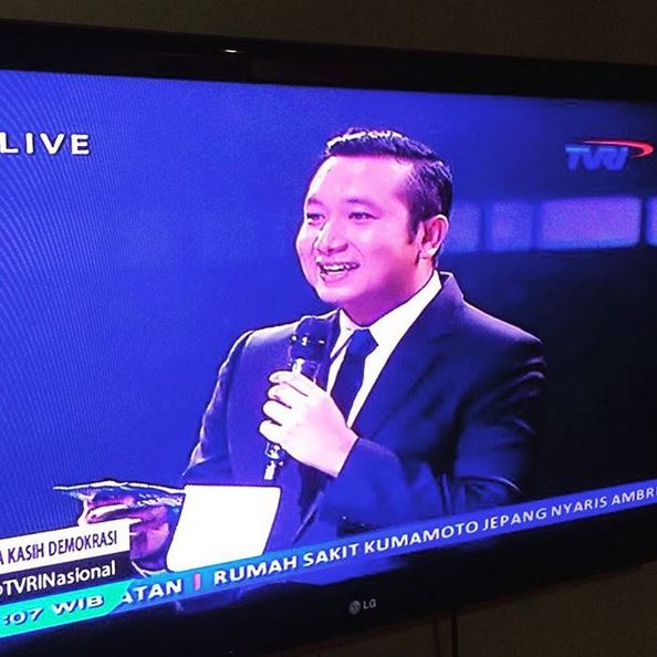 12 Foto Imam Priyono, eks Abang Jakarta jadi moderator debat pilpres