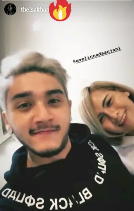 10 Momen kemesraan Evelin Nada Anjani dan Isa Khan, bikin baper