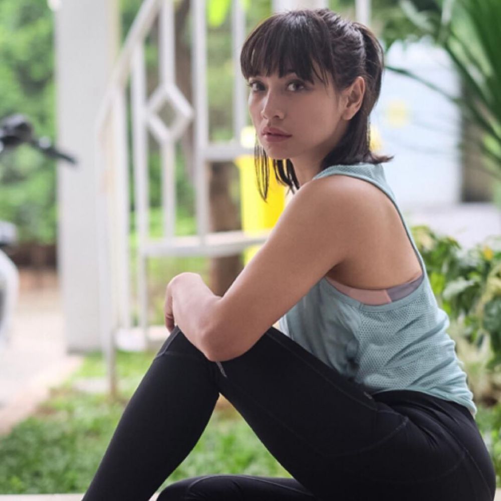 10 Potret Hesti Purwadinata saat workout, bikin susah kedip