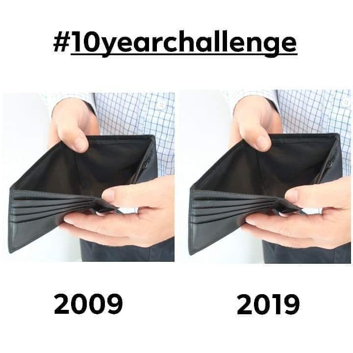 11 Meme lucu 10 Years Challenge ini bikin tersenyum kecut