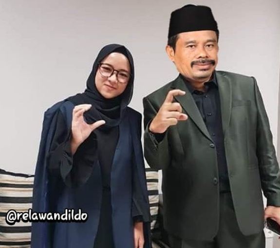 10 Foto editan seleb dukung Nurhadi-Aldo ini bikin cekikikan
