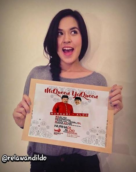 10 Foto editan seleb dukung Nurhadi-Aldo ini bikin cekikikan