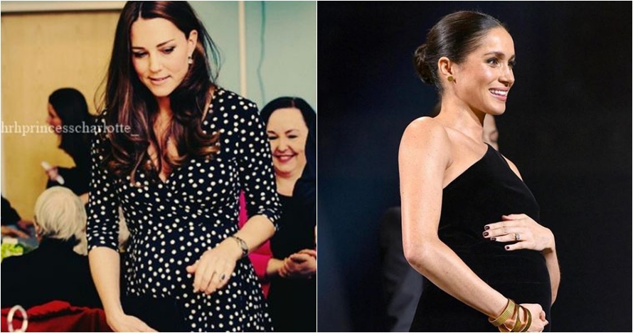 10 Beda gaya fashion Kate Middleton & Meghan Markle saat hamil