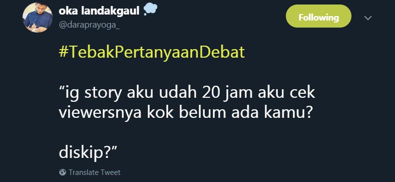 10 Tebakan lucu pertanyaan debat capres ini bikin senyum kecut